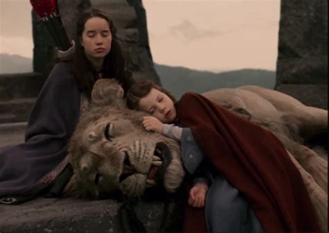 The Witch's Battle with the Pevensie Children in The Lion, the Witch and the Wardrobe